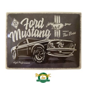 23311 Metal Plate 30x40sm - Ford Mustang Boss 429